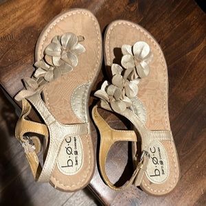 BOC sandals in gold
